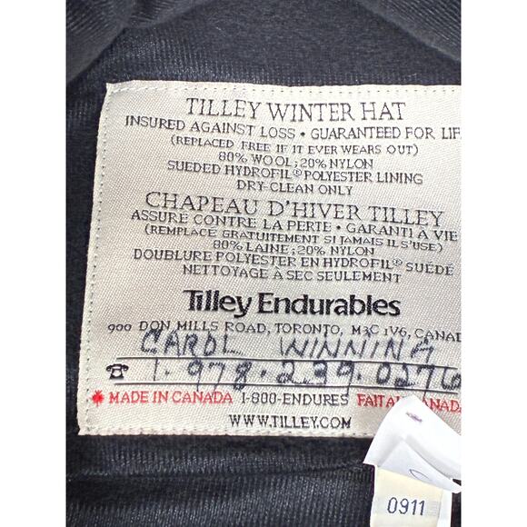 Vintage Tilley Endurables Winter Hat | Made in Canada Wool Hat, Size 7 (22 1/8\